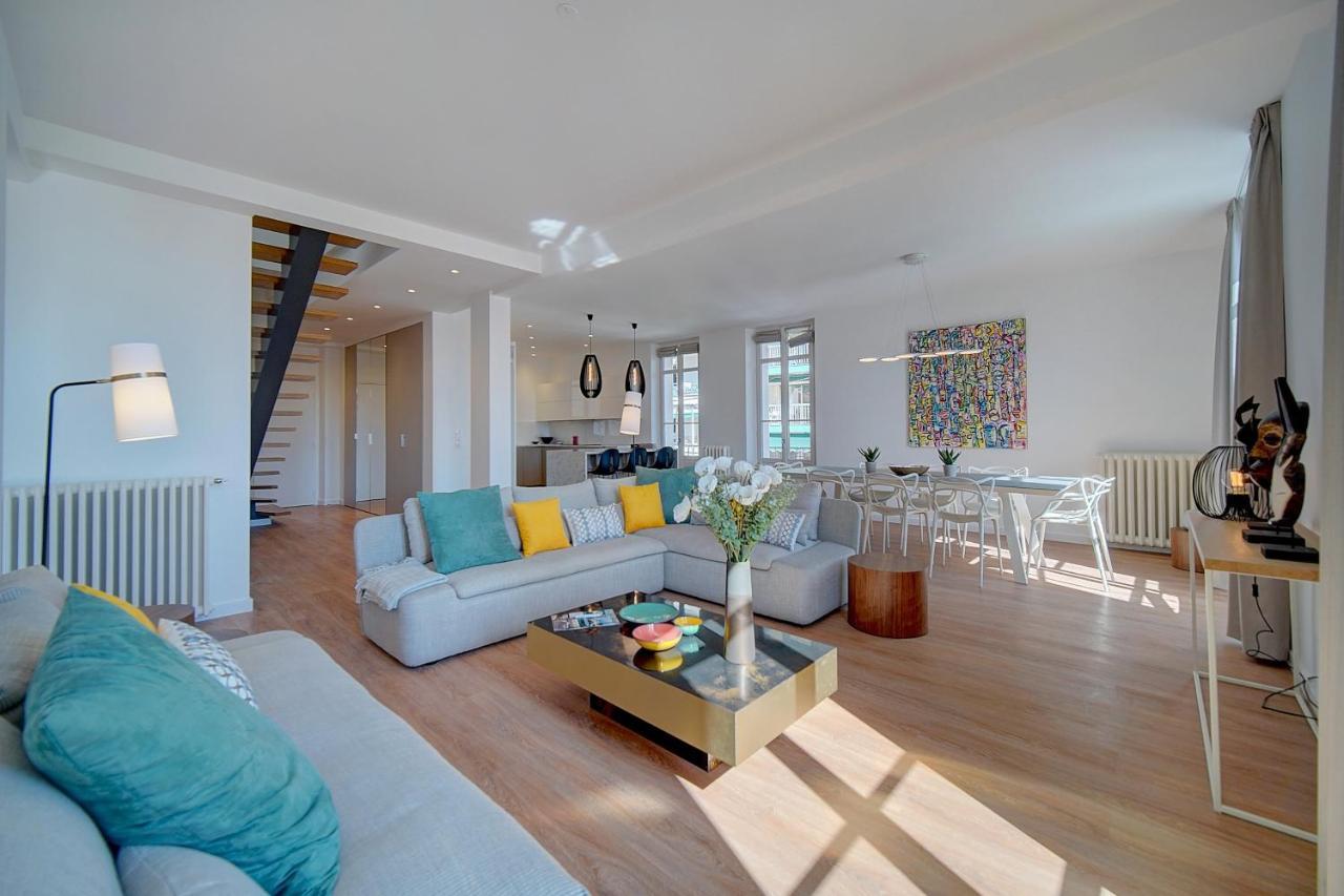 Immogroom - Magnificent 180M Duplex Apartment - Parking - Air Conditioning Cannes Exterior photo